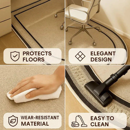 Protector de Suelo Duradero para Sillas de Hogar y Oficina