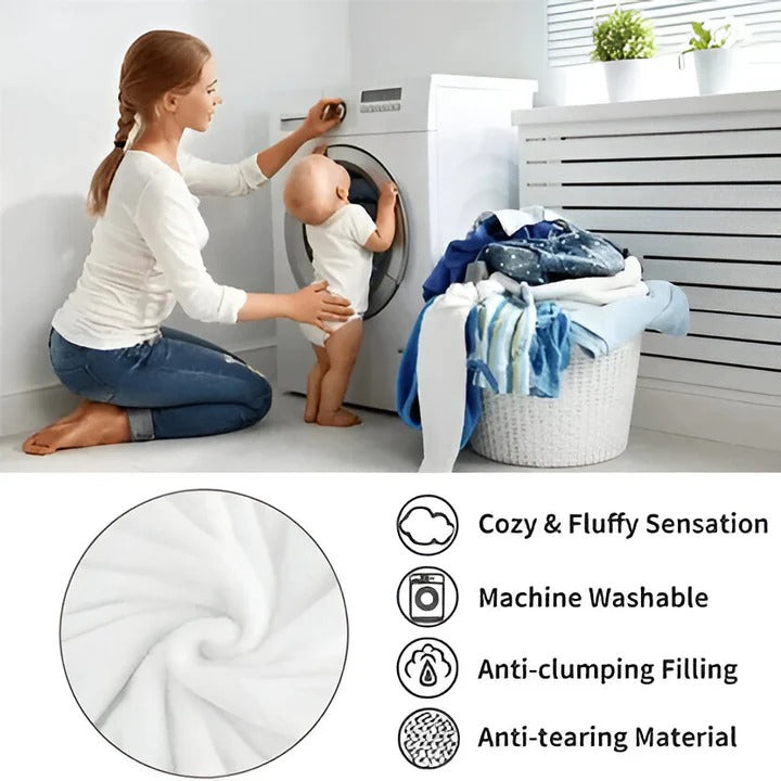 Manta suave y acogedora lavable a máquina