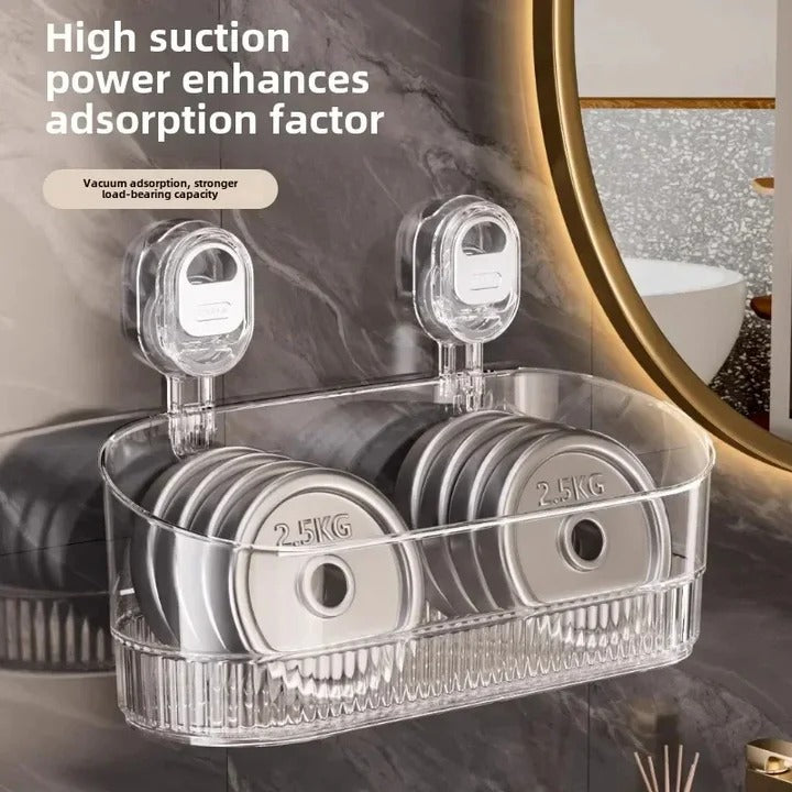 Cesta de ducha adhesiva fuerte con límite de peso de 5 kg