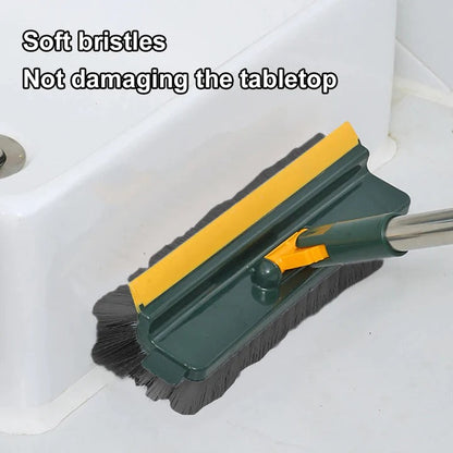 Cepillo limpiador de suelos de alta resistencia con raspador