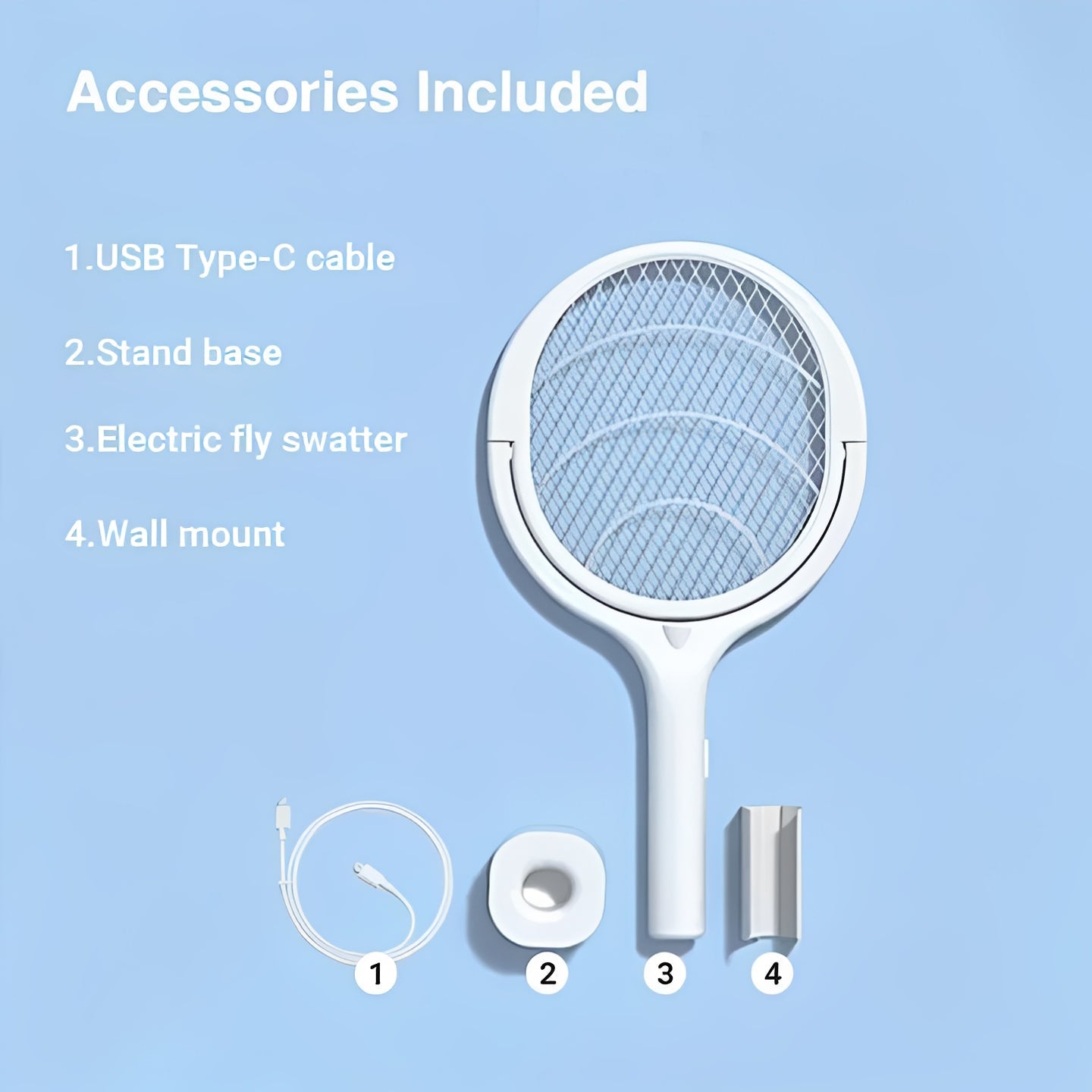 Lámpara portátil USB eléctrica 5 en 1 para matar insectos