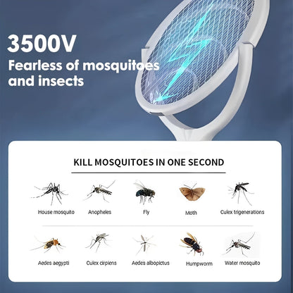 Lámpara portátil USB eléctrica 5 en 1 para matar insectos