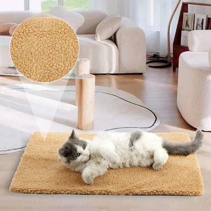 Cama Ortopédica Afelpada Cálida para Mascotas