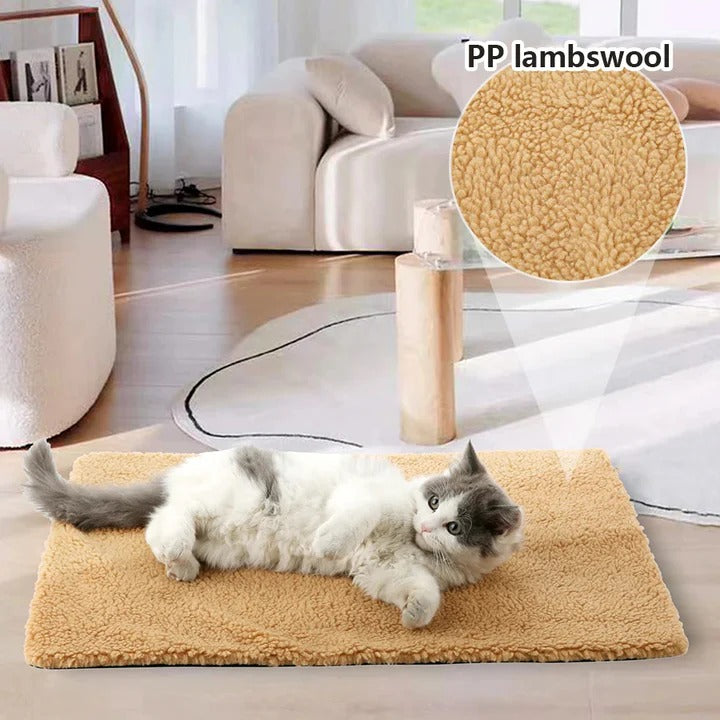 Cama Ortopédica Afelpada Cálida para Mascotas