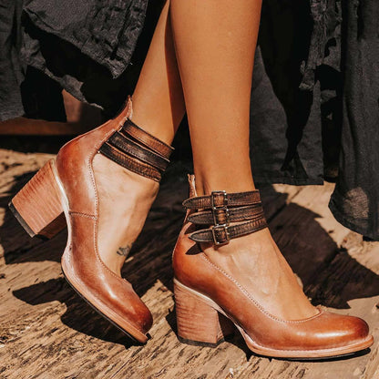Sandalias planas de mujer con hebillas y plantillas cómodas