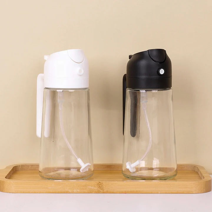 Rociador de aceite y botella pulverizadora versátil para la cocina