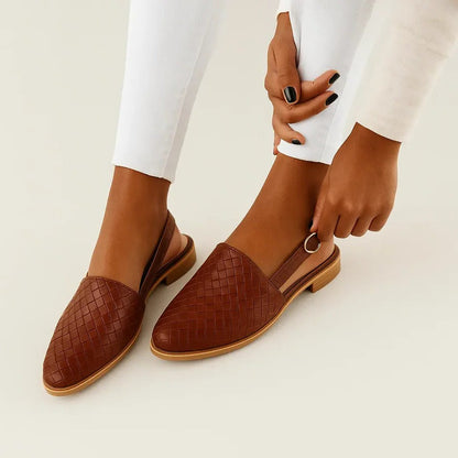 Comfortable Slingback Shoes for Women with Padded Insoles - Ortekor