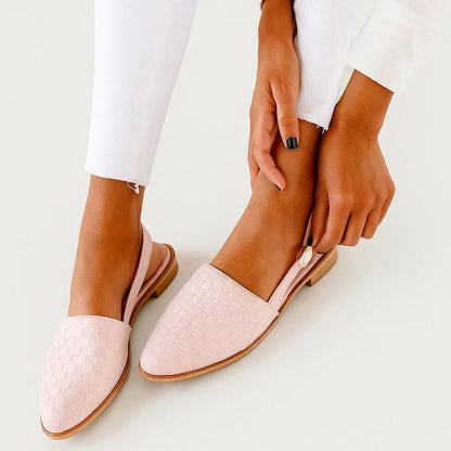 Zapatos cómodos de tacón bajo para mujer con plantillas acolchadas