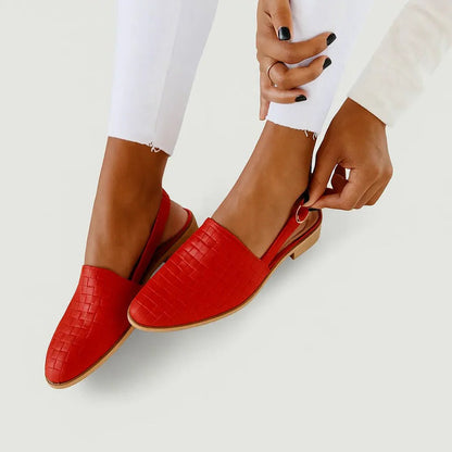 Zapatos cómodos de tacón bajo para mujer con plantillas acolchadas