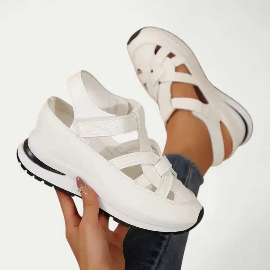 Cómodas sandalias de tacón para mujer para caminar