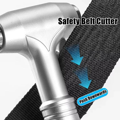 Kit de herramientas de rescate para coche compacto con cortador, paquete de 3