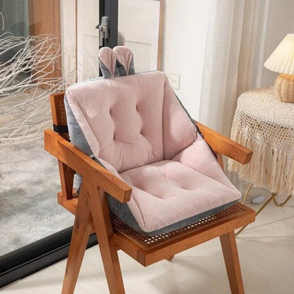 Cojín de asiento con soporte lumbar cómodo para aliviar el dolor de espalda baja