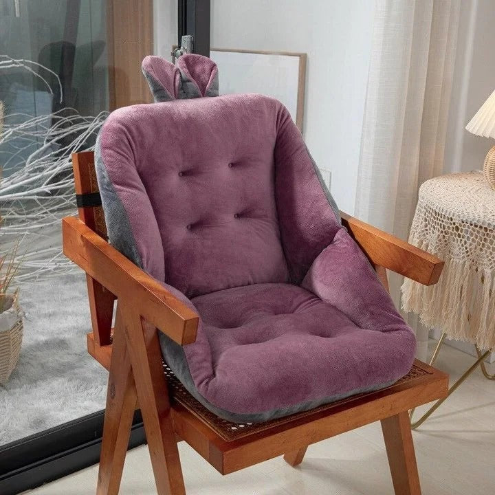 Cojín de asiento con soporte lumbar cómodo para aliviar el dolor de espalda baja