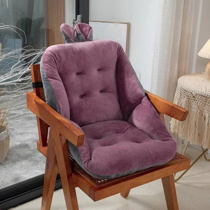 Cojín de asiento con soporte lumbar cómodo para aliviar el dolor de espalda baja