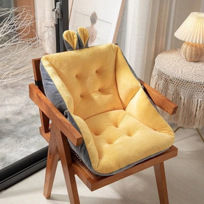 Cojín de asiento con soporte lumbar cómodo para aliviar el dolor de espalda baja
