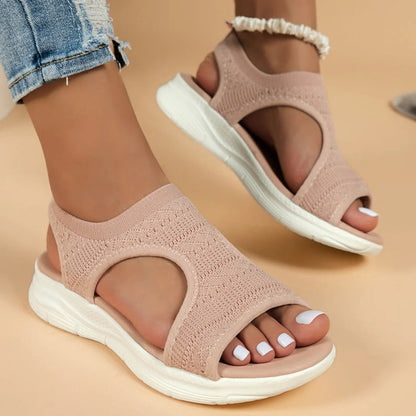 Cómodas sandalias ortopédicas sin cordones con soporte para el arco