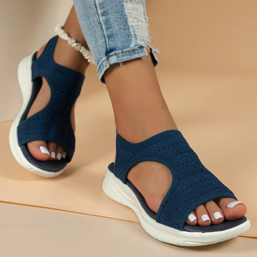 Cómodas sandalias ortopédicas sin cordones con soporte para el arco