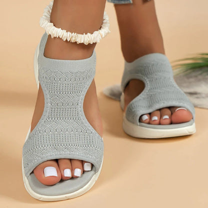 Cómodas sandalias ortopédicas sin cordones con soporte para el arco