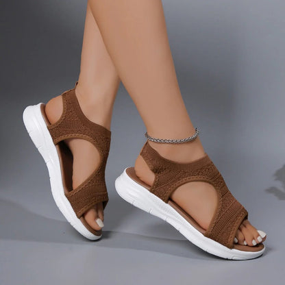 Cómodas sandalias ortopédicas sin cordones con soporte para el arco