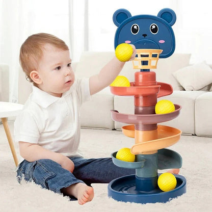 Juguete de piscina de bolas giratorio colorido para niños