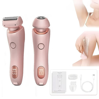 Afeitadora recargable compacta para mujer