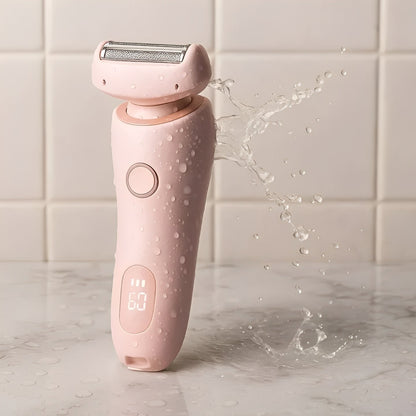 Afeitadora recargable compacta para mujer