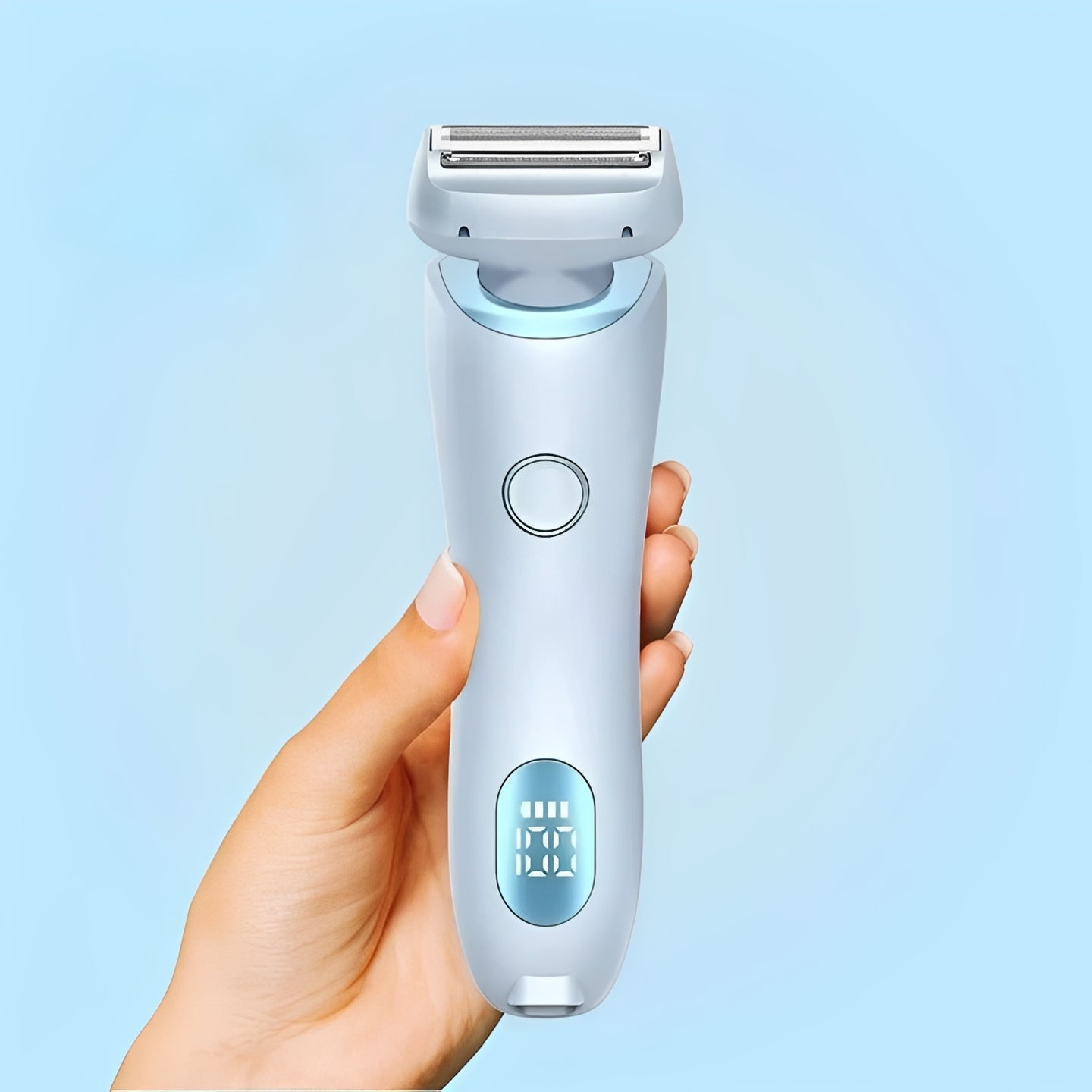 Afeitadora recargable compacta para mujer