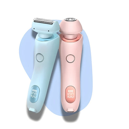 Afeitadora recargable compacta para mujer