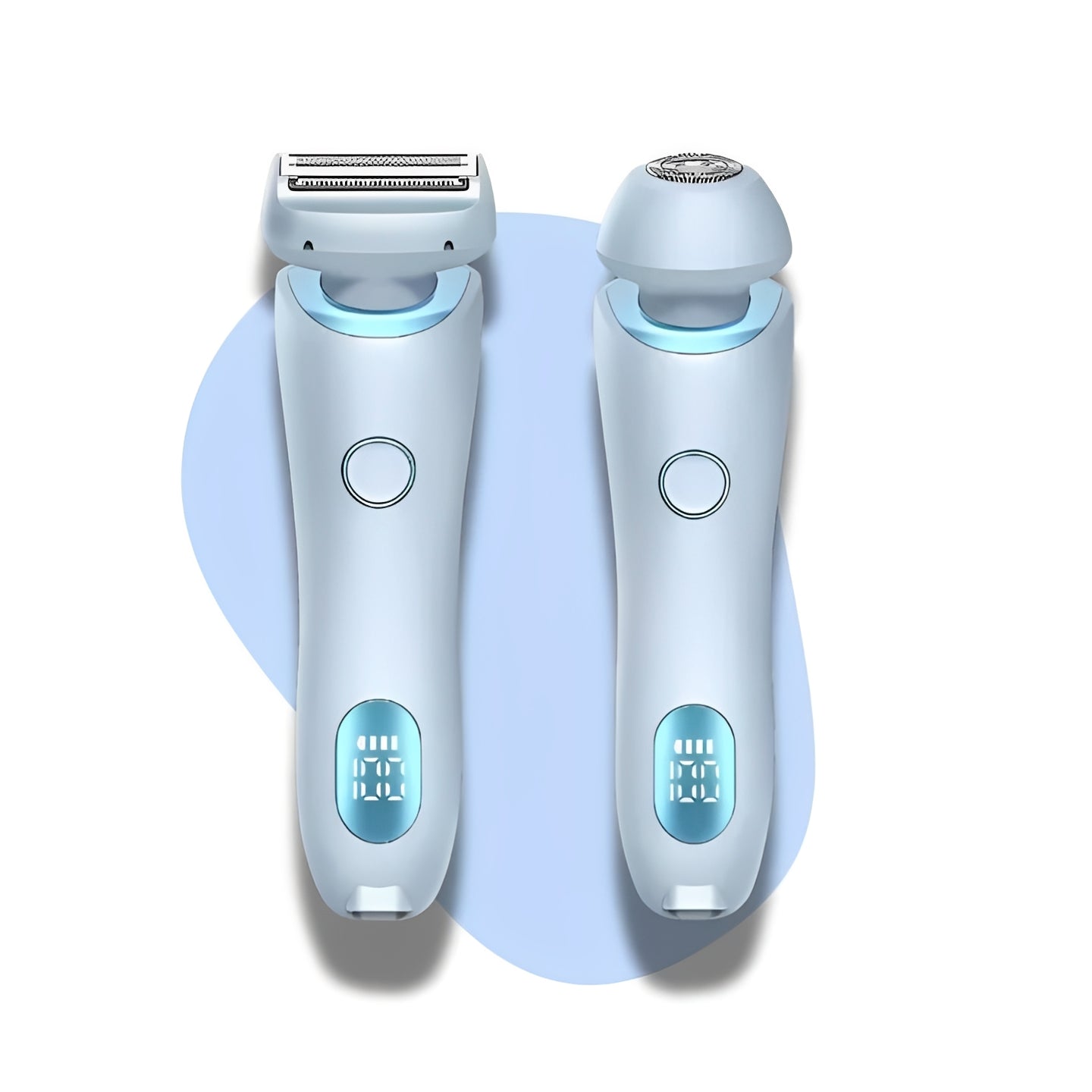 Afeitadora recargable compacta para mujer