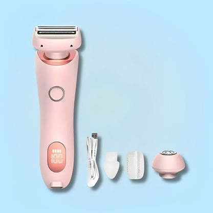 Afeitadora recargable compacta para mujer