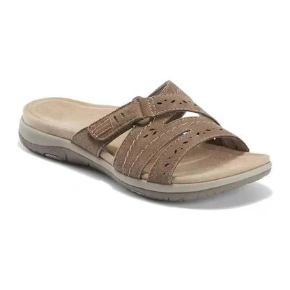Cómodas sandalias tipo slide para mujer con plantillas suaves