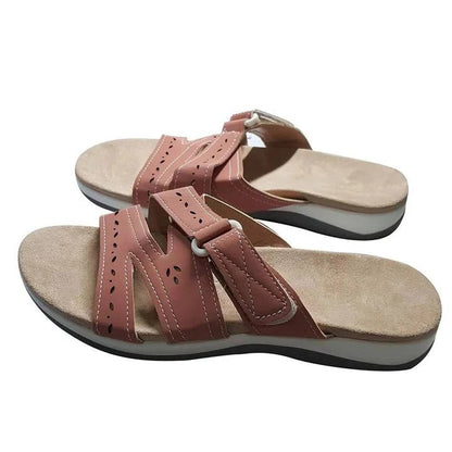 Cómodas sandalias tipo slide para mujer con plantillas suaves