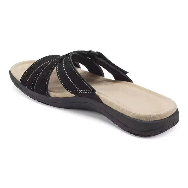 Cómodas sandalias tipo slide para mujer con plantillas suaves