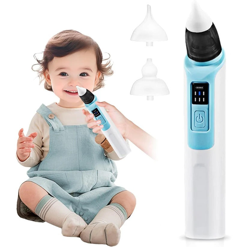 Dispositivo portátil de succión nasal para bebés con puntas suaves