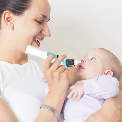 Dispositivo portátil de succión nasal para bebés con puntas suaves