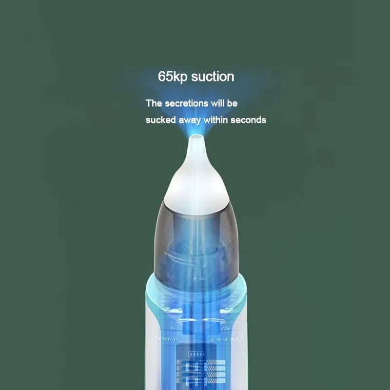 Dispositivo portátil de succión nasal para bebés con puntas suaves