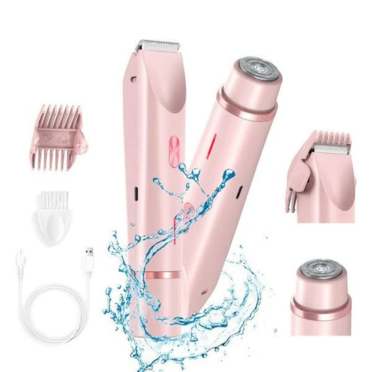 Women's Electric Shaver with Precision Trimmer Attachment - Ortekor