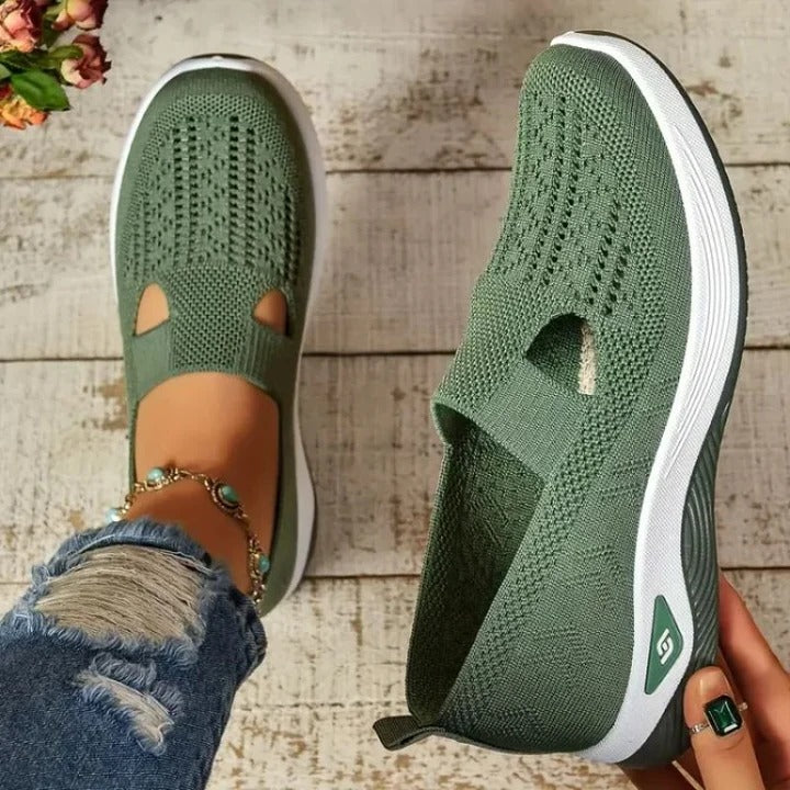 Zapatillas de running ligeras y ventiladas para mujer con plantillas cómodas