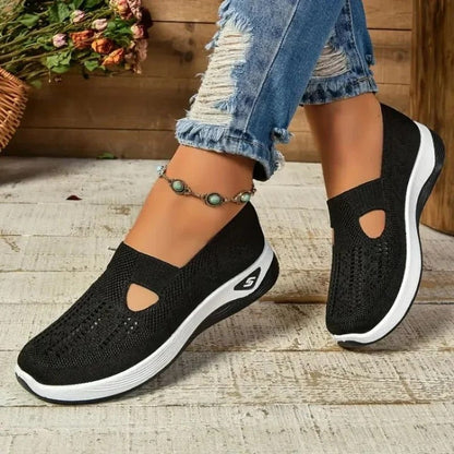 Zapatillas de running ligeras y ventiladas para mujer con plantillas cómodas