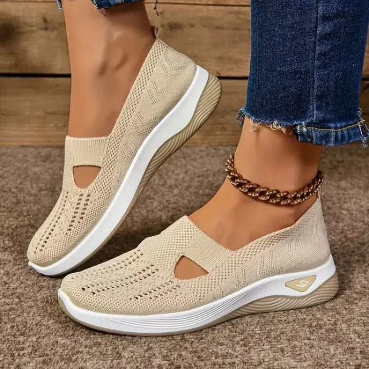 Zapatillas de running ligeras y ventiladas para mujer con plantillas cómodas