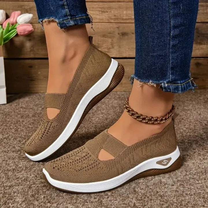Zapatillas de running ligeras y ventiladas para mujer con plantillas cómodas