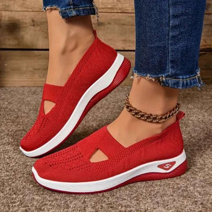 Zapatillas de running ligeras y ventiladas para mujer con plantillas cómodas