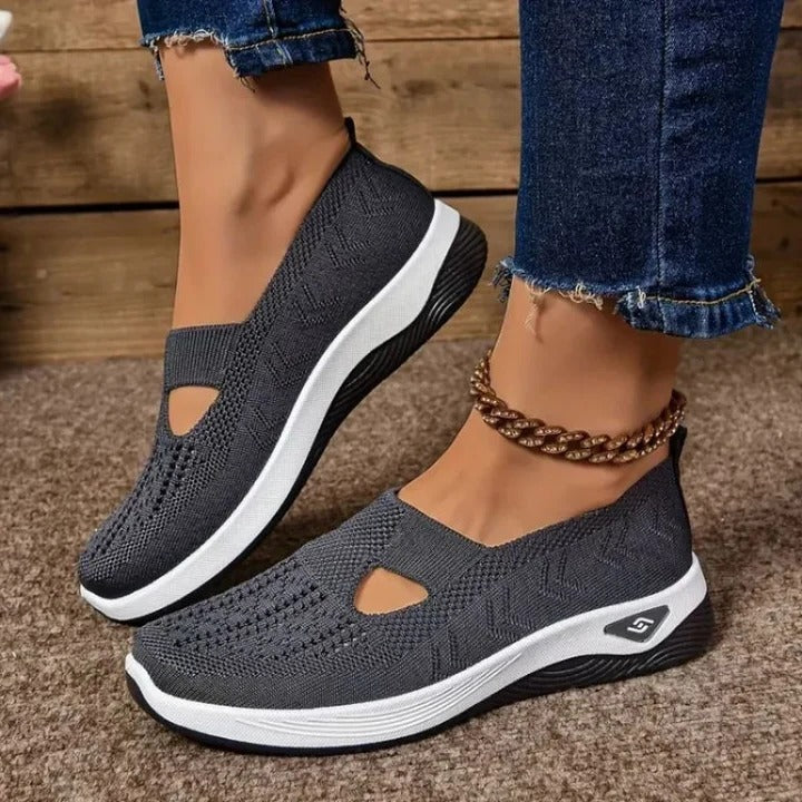 Zapatillas de running ligeras y ventiladas para mujer con plantillas cómodas