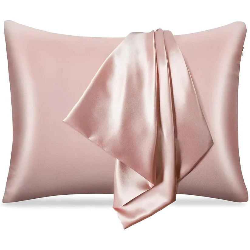 Funda de almohada suave y sedosa para un sueño reparador sin encrespamiento