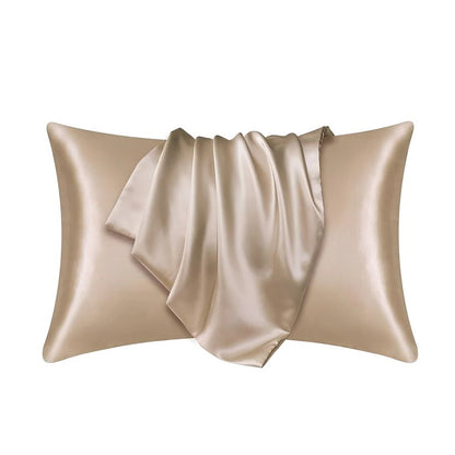 Funda de almohada suave y sedosa para un sueño reparador sin encrespamiento