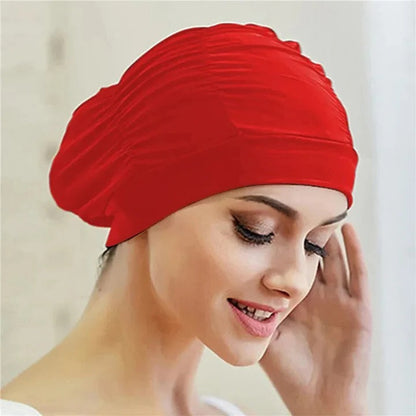 Gorro de natación cómodo para nadadores adultos