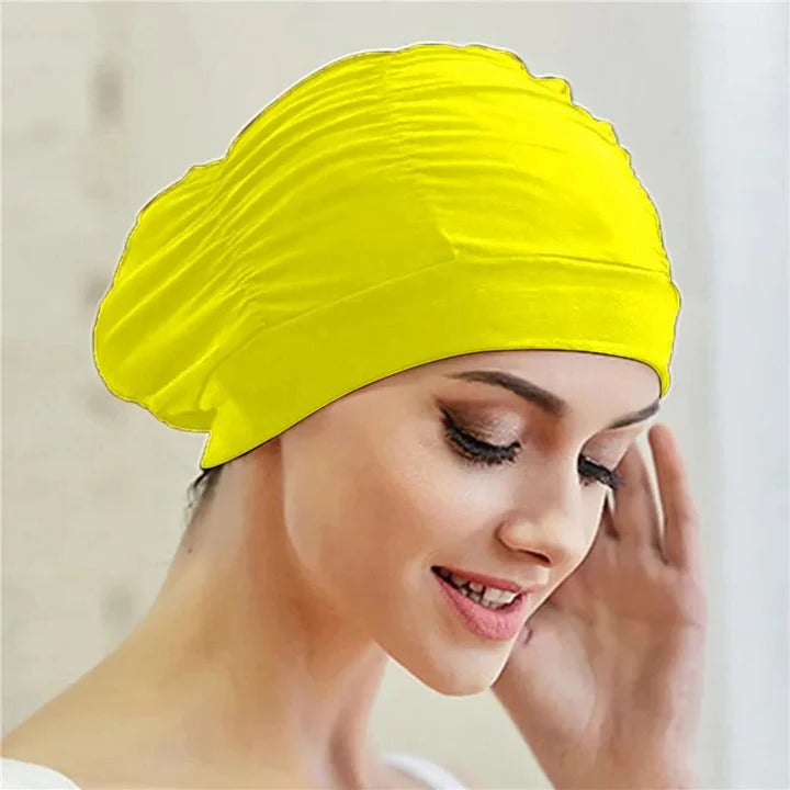 Gorro de natación cómodo para nadadores adultos