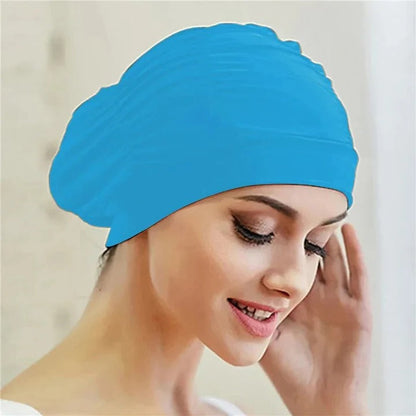 Gorro de natación cómodo para nadadores adultos