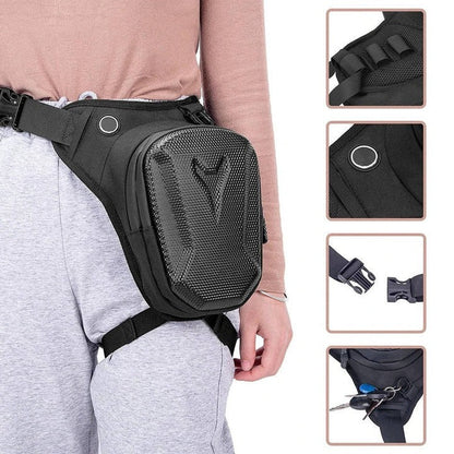 Bolsa para Pierna de Motocicleta con Correa de Hebilla Ajustable