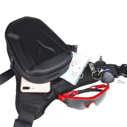 Bolsa para Pierna de Motocicleta con Correa de Hebilla Ajustable
